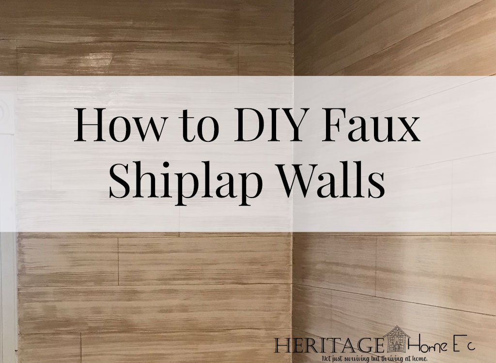 How To Diy Faux Shiplap Walls, Shiplap Wall With Laminate Flooring