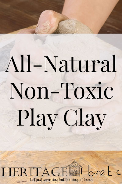 All-Natural Non-Toxic Play Clay