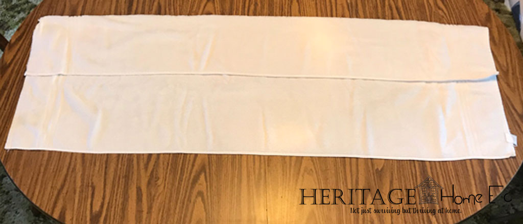 folding towels step 1