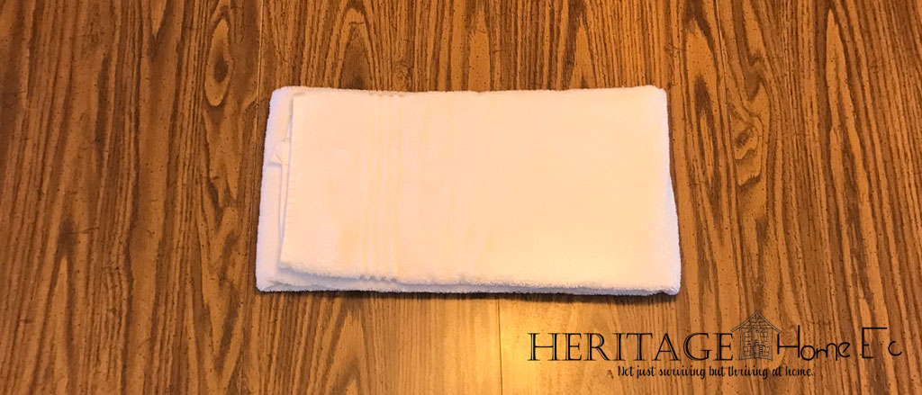 folding towels step 4