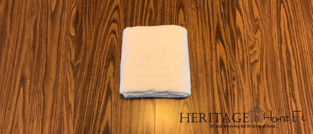 folding towels step 5