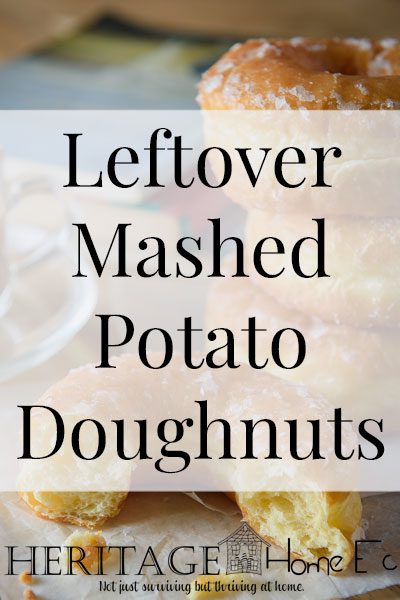 Leftover Mashed Potato Doughnuts