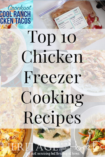 10 Go-To Chicken Freezer Cooking Recipes