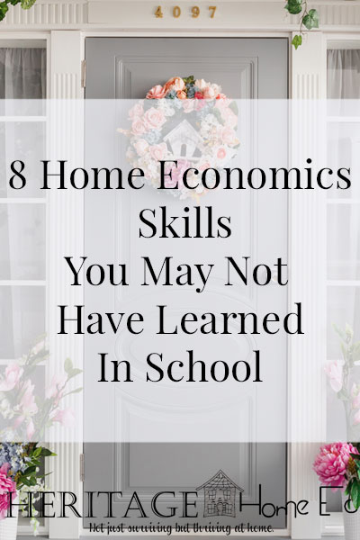 8 Home Economics Skills you May Not Have Learned in School