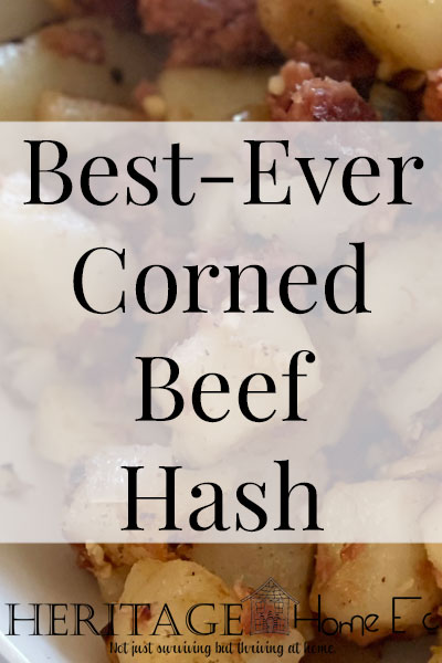 Skip The Can Corned Beef Hash