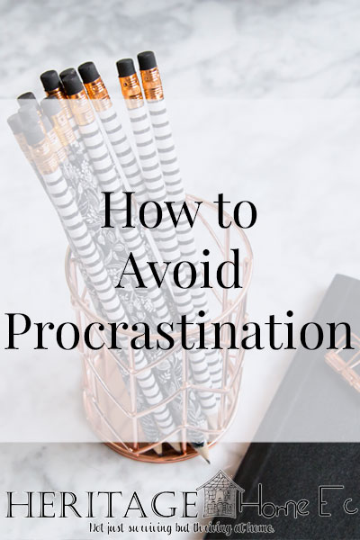 How to Avoid Procrastination