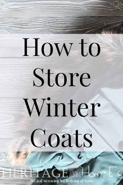 How to Store Your Winter Coats