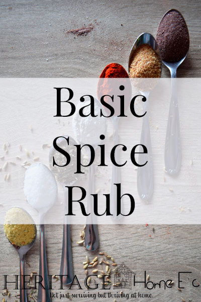 Basic Spice Rub Recipe
