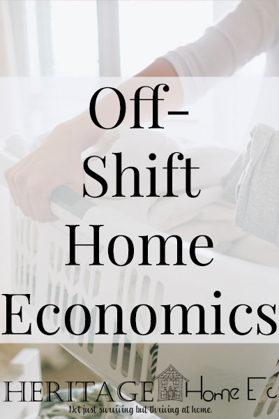 Home Economics Schedules for Off-Shift Workers